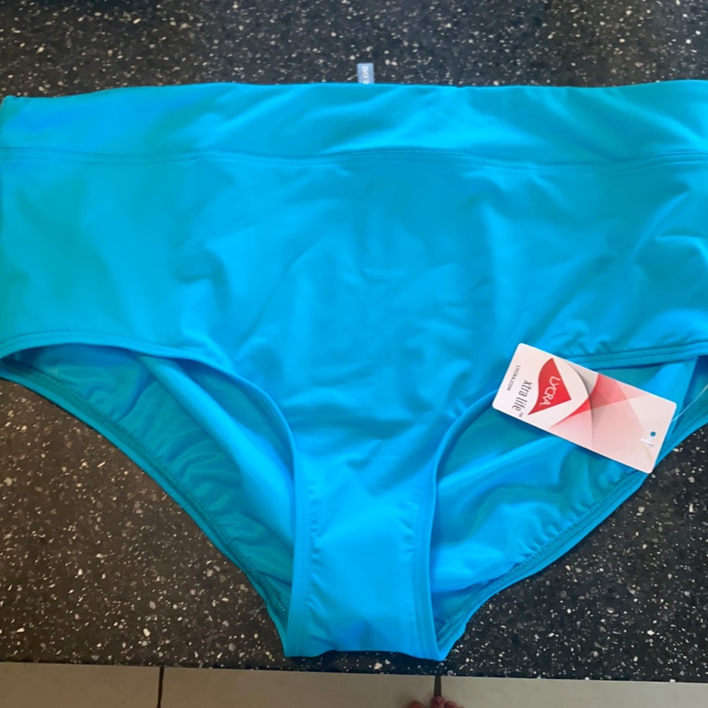 Lands’ End 18W Turquoise Bathing Suit Bottom Swim